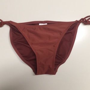 ruched butt tie bottoms